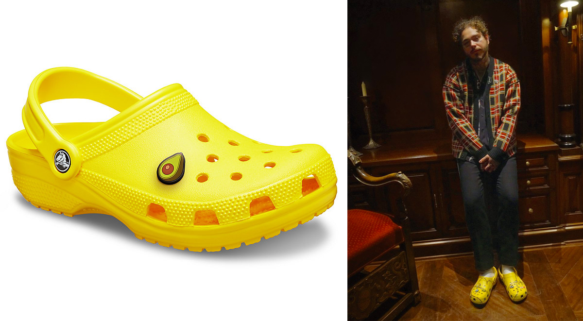 A Guide To Styling Crocs Based On Post Malone Fits