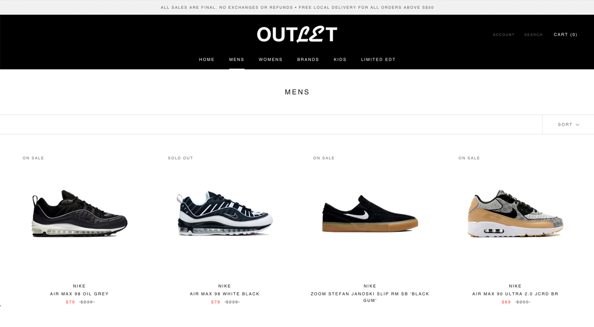 Limited Edt Outlet Returns: Sneaker Steal And Deals Anytime, Anywhere
