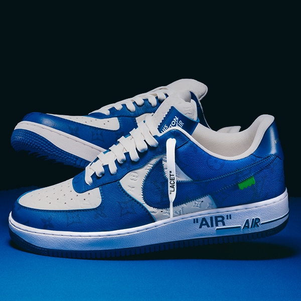 Louis Vuitton And Nike “Air Force 1” By Virgil Abloh White/Yellow For Men,  Men's Shoes in 2023