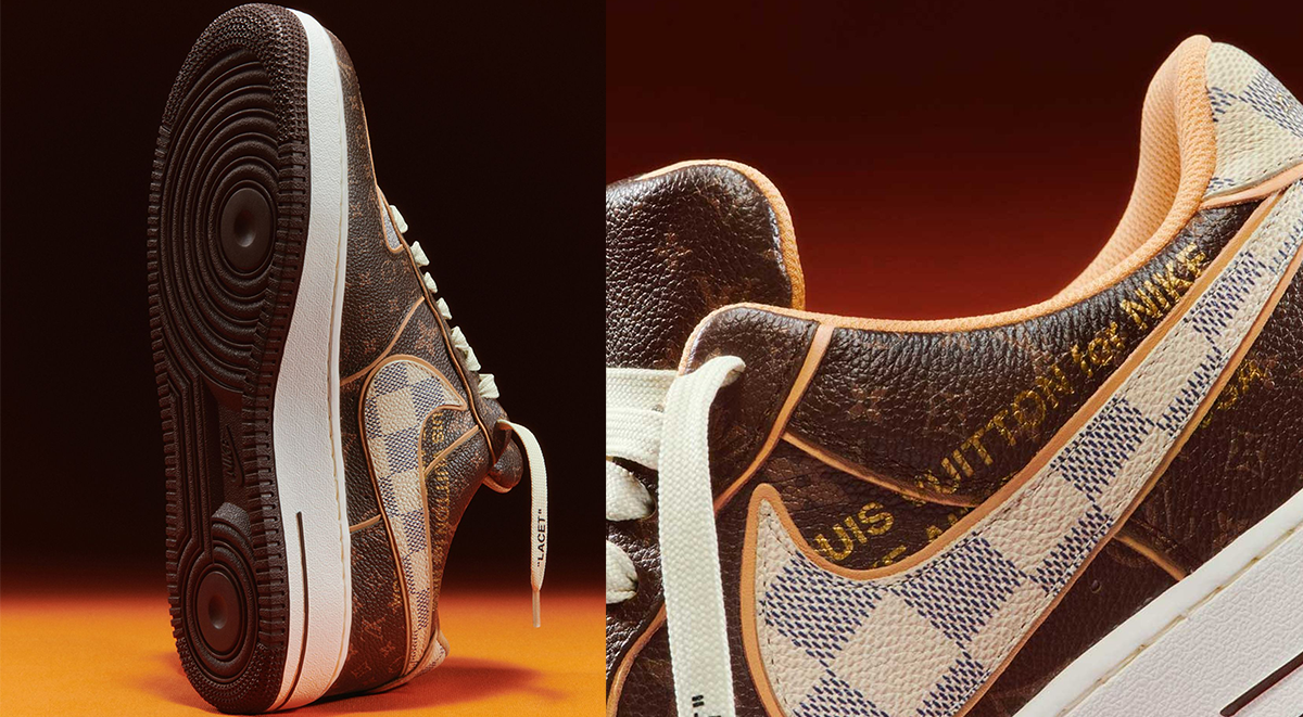 Louis Vuitton: Louis Vuitton And Nike ”Air Force 1” By Virgil