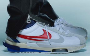 The first-ever Sacai x Nike Cortez is set to drop this year