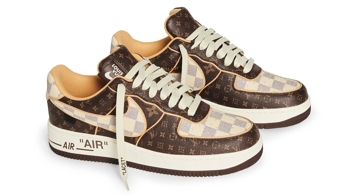 The Louis Vuitton x Nike Air Force 1 sold for more than ​​US$25 million
