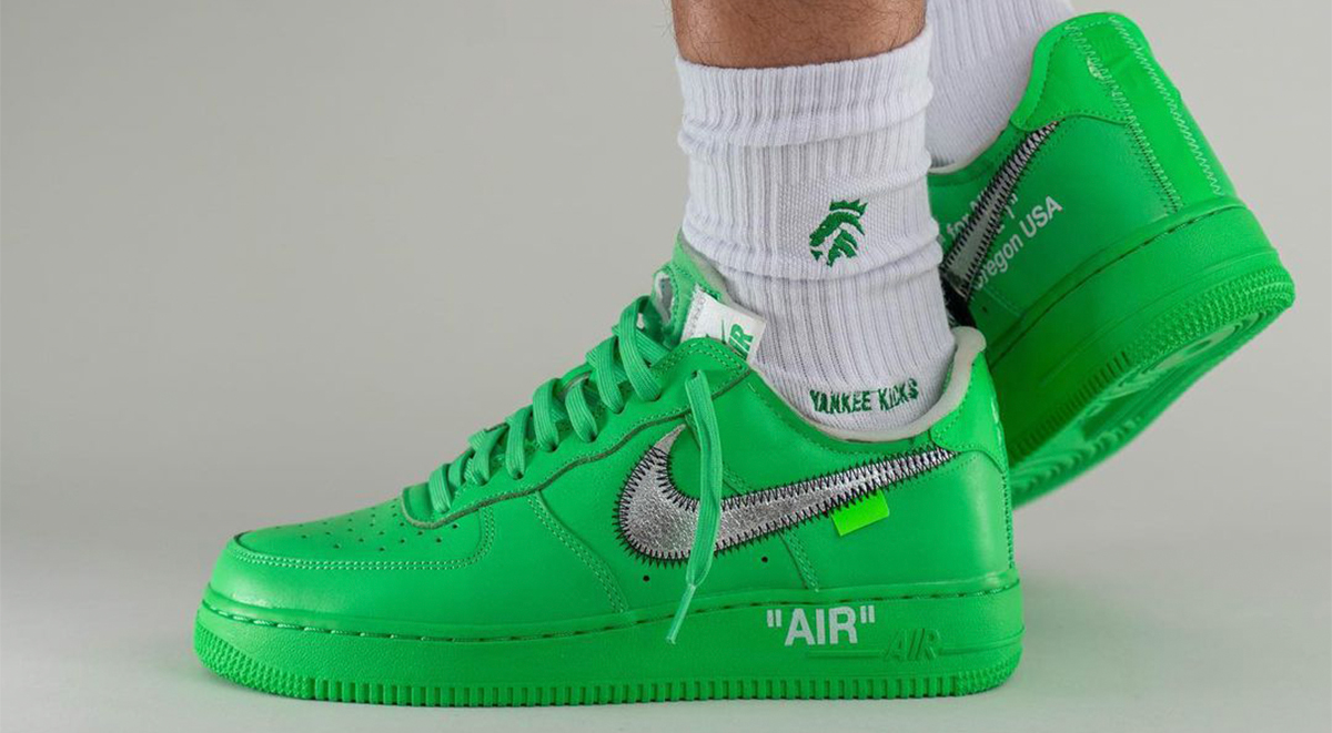 Off-white Air Force 1 Light Green Spark