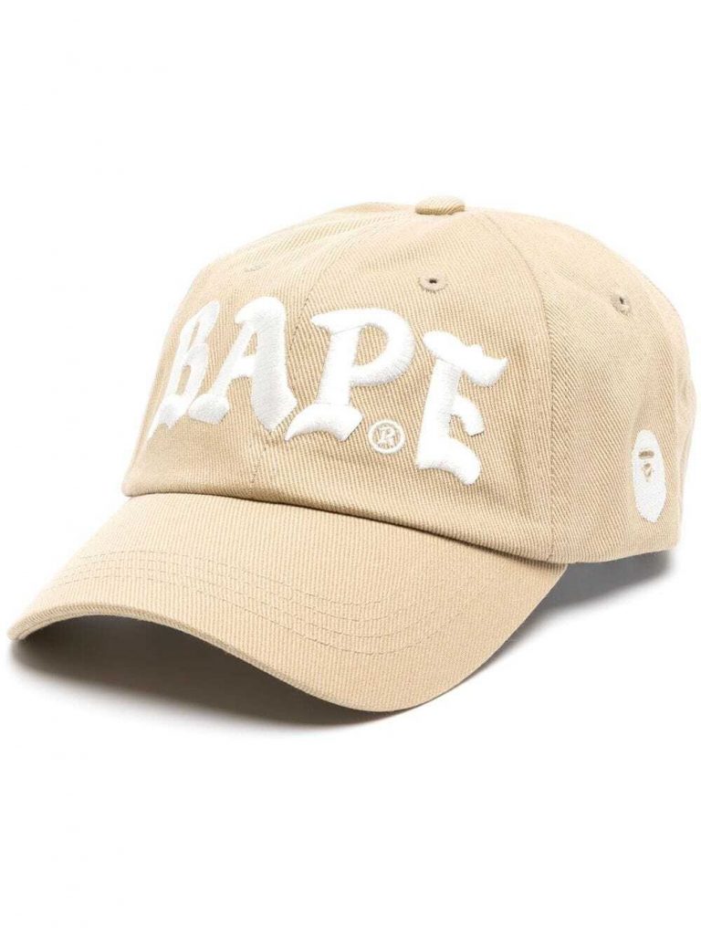 A BATHING APE® embroidered-logo cap