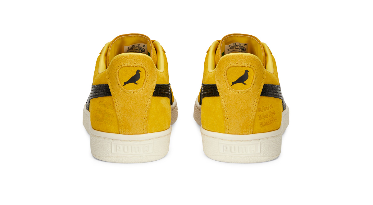 Staple x Puma Gidra yellow suede heel