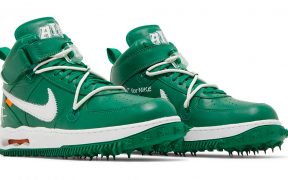 off-white air force 1 mid pine green featured image