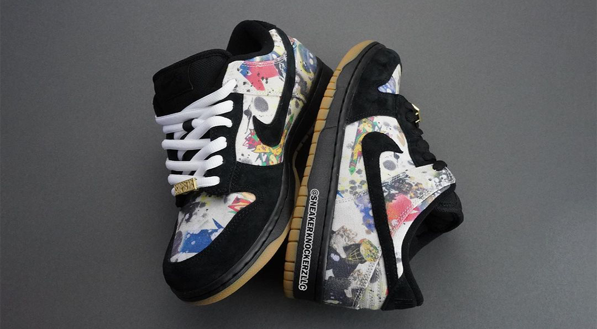 Supreme Nike SB Dunk Rammellzee – Early Images And Drop Date