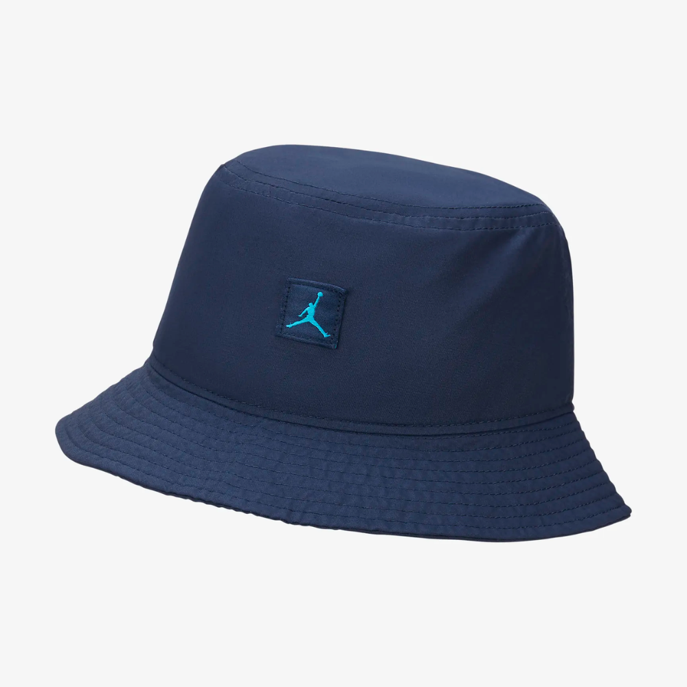 Part of the hot weather style guide, the Jordan Jumpman Washed Bucket Hat