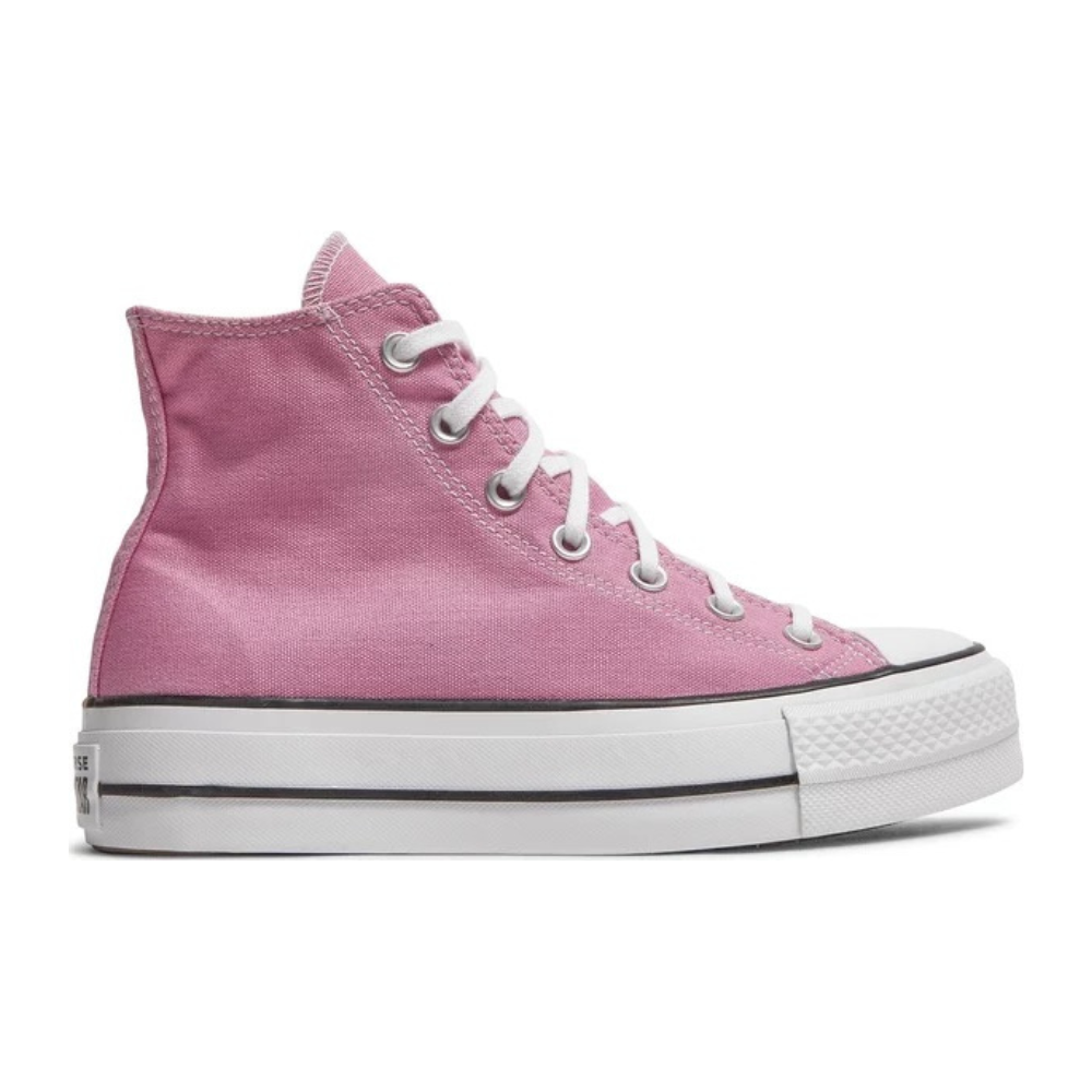 One of the best women's sneakers, the Chuck Taylor All Star Lift High 'Magic Flamingo'.