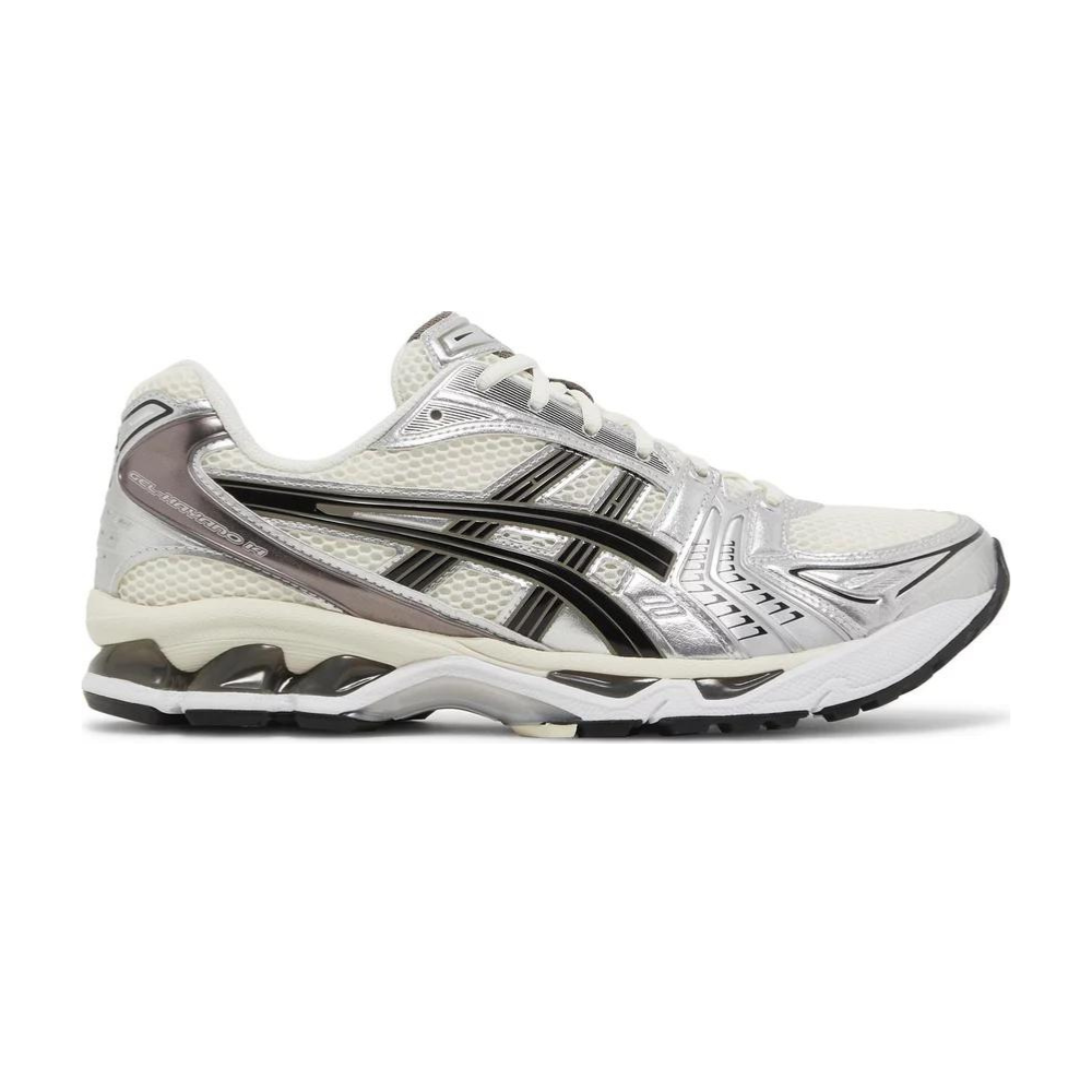 The Gel Kayano 14 'Silver Cream' by Asics.