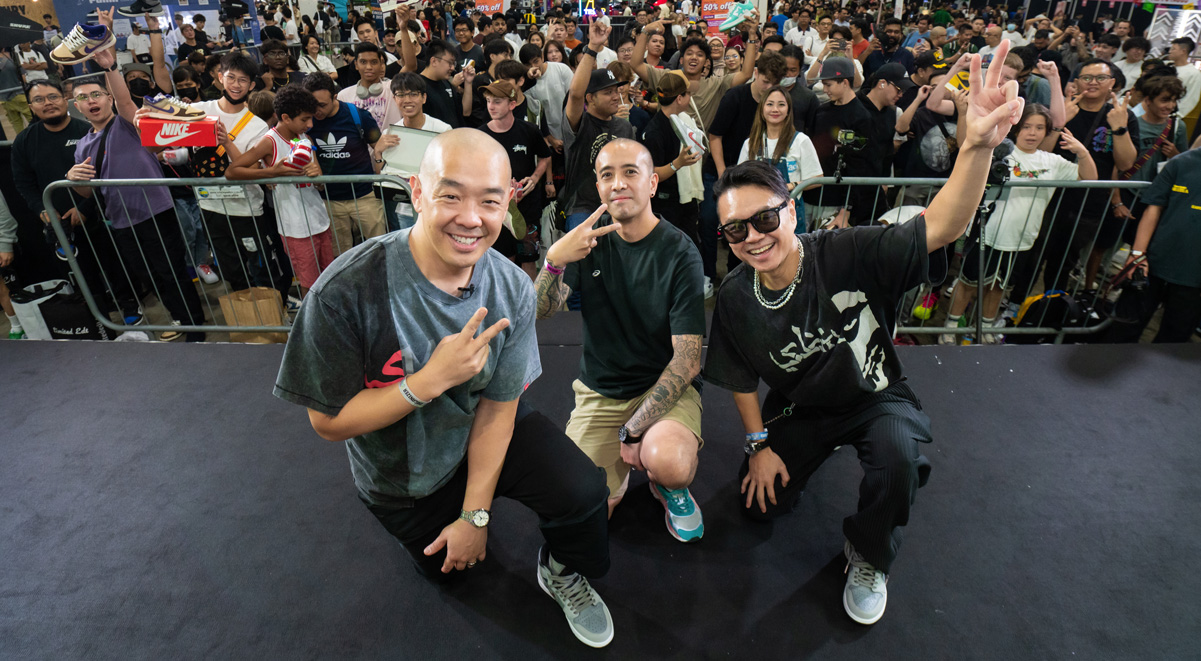 Jeff Staple on stage at Sneaker Con SEA 2023