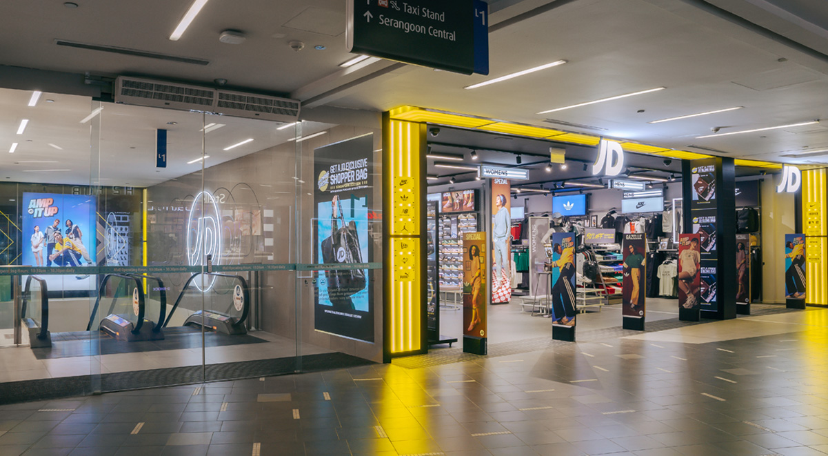 JD Sports Singapore Open NEX Store