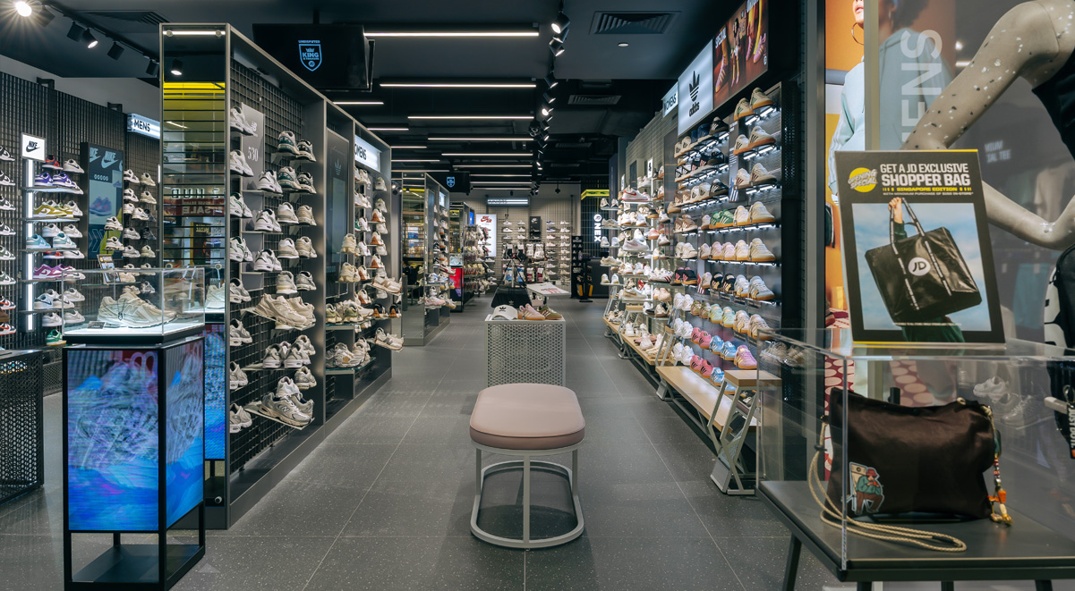 JD Sports Singapore Open NEX Store